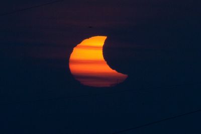 Частное солнечное затмение 4 января 2011 г.
г. Новокузнецк
