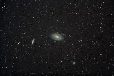 Галактики M 81 и M 82
Также на снимке галактика NGC 3077

