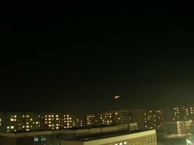 Падение оболомков 2-й ступени "Союза"
Запуск 5 февраля 2008 г.
г. Барнаул
