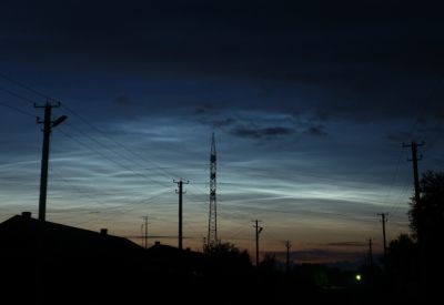Серебристые облака 15 июля 2009 г.
Суслово, Кемеровской обл.
