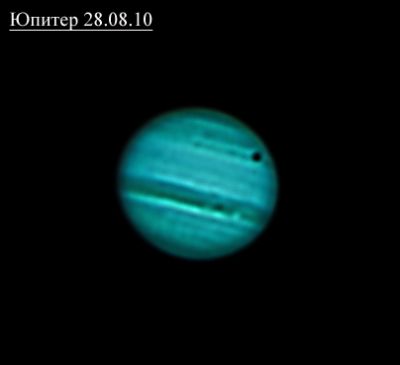 Юпитер
Тень от Ганимеда
27 августа 2010 г.
