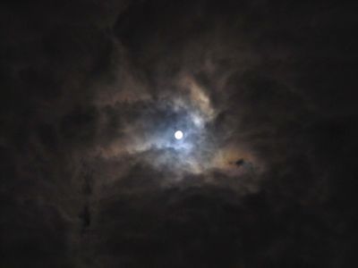 Луна в облаках
