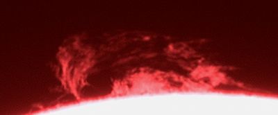 Солнечный протуберанец
20 июля 2013 г.
[url=http://astrodrome.ru/wp-content/uploads/2013/07/ex26.gif]анимация за 17 мин (3.3 МБ)[/url]
Ключевые слова: Солнце